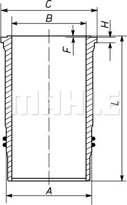 Tuleja cylindrowa MAHLE 137 WN 10 01 Kup teraz