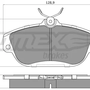 Wyprzedaż Zestaw klocków hamulcowych, hamulce tarczowe TOMEX BRAKES TX 14-01