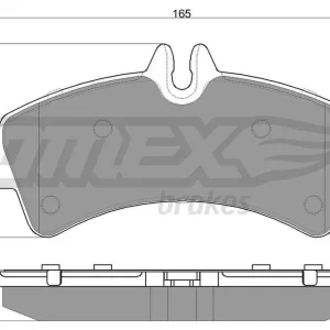 Bestseller Zestaw klocków hamulcowych, hamulce tarczowe TOMEX BRAKES TX 14-26