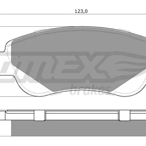 Ekspresowa dostawa Zestaw klocków hamulcowych, hamulce tarczowe TOMEX BRAKES TX 14-37