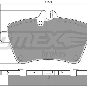 Zestaw klocków hamulcowych, hamulce tarczowe TOMEX BRAKES TX 14-56 Wyjątkowa oferta