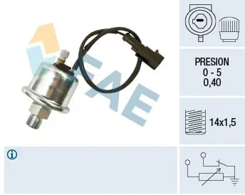 Oferta czasowa Czujnik, ciśnienie oleju FAE 14010