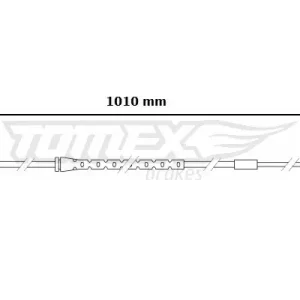 Nowość Styk ostrzegawczy, zużycie okładzin hamulcowych TOMEX BRAKES TX 30-62