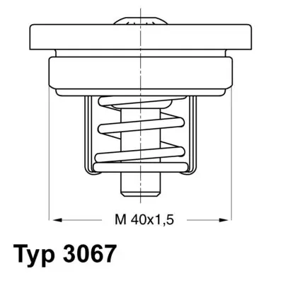Termostat, płyn chłodzący BORGWARNER BERU 3067.83 Premium