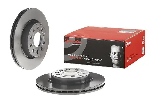Tarcza hamulcowa BREMBO 09.9167.11 1K0615301S Bezpieczna płatność