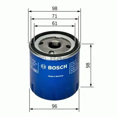 Oferta limitowana Filtr oleju BOSCH F026407106 WP914