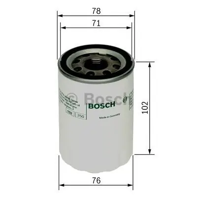 Zniżka Filtr oleju BOSCH F026407027 W713/35
