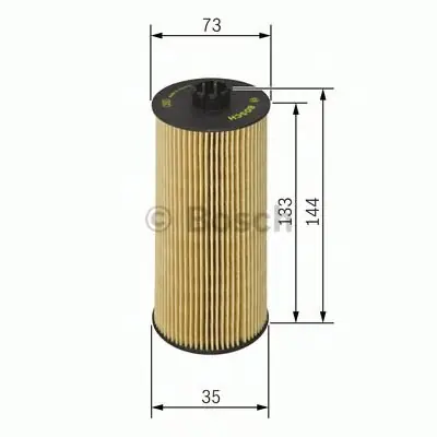 Do wyczerpania zapasów Filtr oleju BOSCH F026407007 HU835/1Z