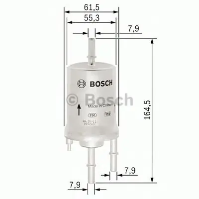 Dodaj do koszyka Filtr paliwa BOSCH F026403013 1K0201051F