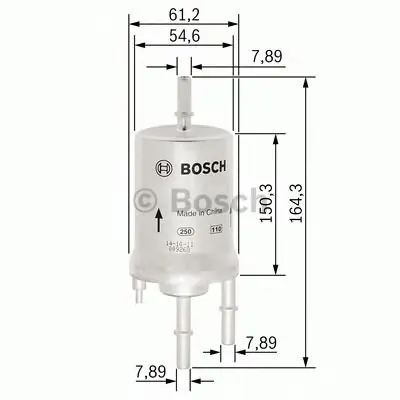 Nowy Filtr paliwa BOSCH F026403006 WK69/2