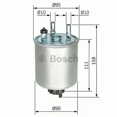 Filtr paliwa BOSCH F026402082 WK918/1 Dostępne od ręki