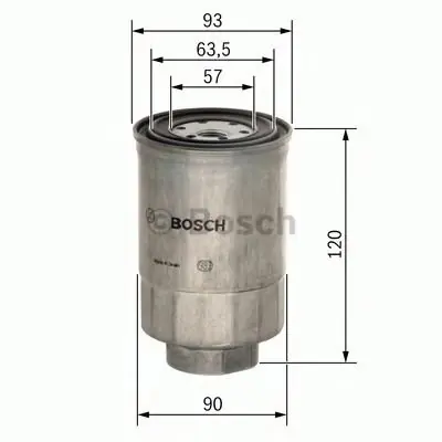 Bestseller Filtr paliwa BOSCH F026402063 PP855/1