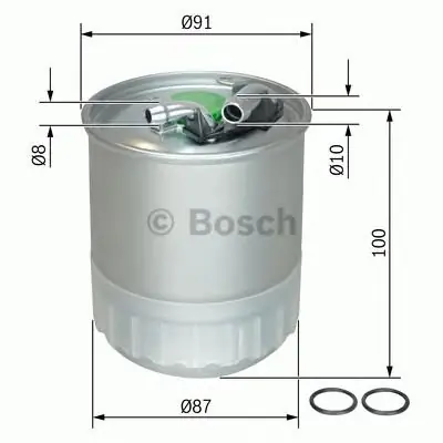 Filtr paliwa BOSCH F026402056 WK842/23X Obniżka ceny