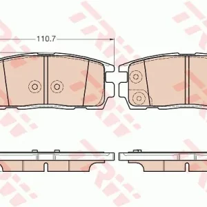 Klocki hamulcowe TRW GDB3566 95459513 Wyjątkowa oferta