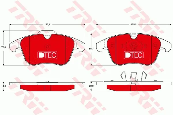 Klocki hamulcowe TRW GDB1683DTE 1379971 Oferta