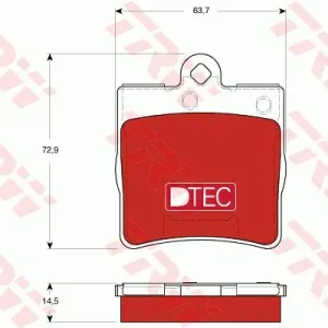 Klocki hamulcowe TRW GDB1545DTE 44201720 Wybór klientów