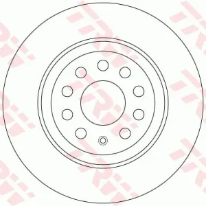 Tarcza hamulcowa TRW DF6504 3Q0615601 Zniżka