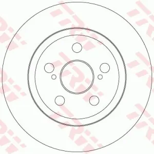 Szybka wysyłka Tarcza hamulcowa TRW DF6331 4243152150