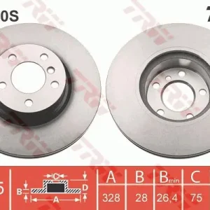 Kup teraz Tarcza hamulcowa TRW DF6220S 34106787490