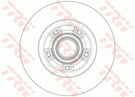 Ograniczona ilość Tarcza hamulcowa TRW DF6203BS 432000007R