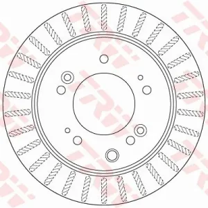 Szybka dostawa Tarcza hamulcowa TRW DF6191S 584113E500