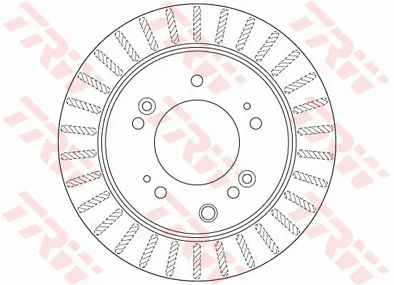 Szybka dostawa Tarcza hamulcowa TRW DF6191S 584113E500