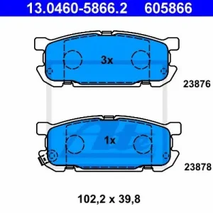 Hit cenowy Klocki hamulcowe ATE 13-0460-5866-2 N0Y92643ZA