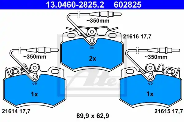 Klocki hamulcowe ATE 13-0460-2825-2 20988177 Oferta