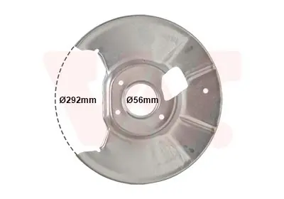 Kup online OSŁONA TARCZY HAMULCOWEJ VAN WEZEL 2754373 GJ6A26271A MAZDA